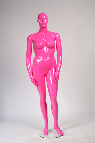 Jolly mannequins-plus size female mannequin with pink skin color-JY-FT-5