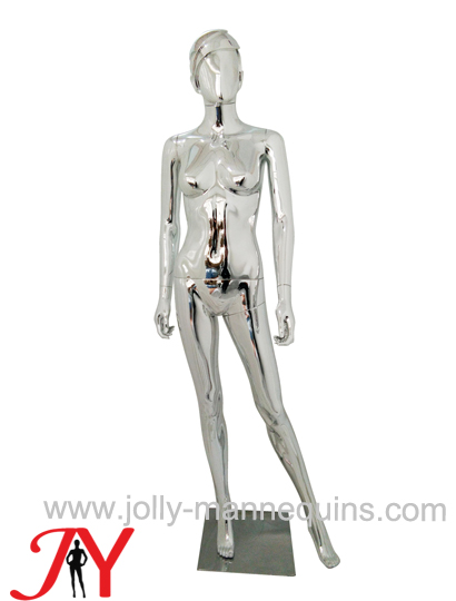 Jolly mannequins-Plastic chrome female mannequins-SF-11