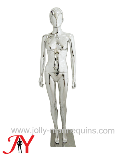 Jolly mannequins-Plastic chrome female mannequins-SF-6