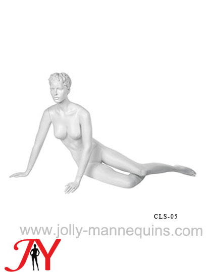 Jolly mannequins-realistic female mannequin with white matte get on her stomach-CLS05