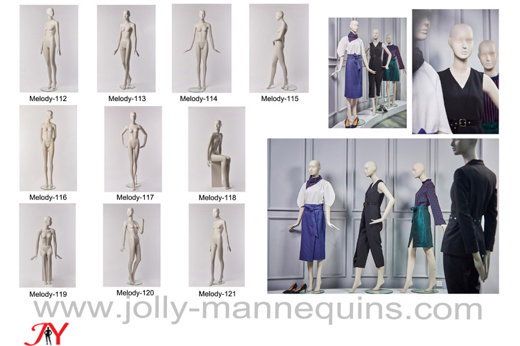 Jolly mannequins-2019 most popular luxury stylized female mannequin Melody -2 Collection